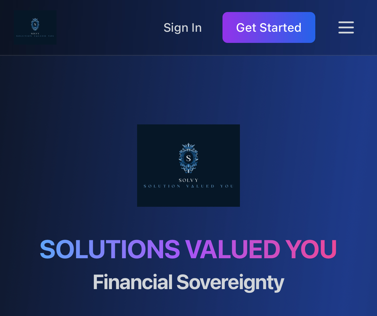 SOLVY - Solutions Valued You